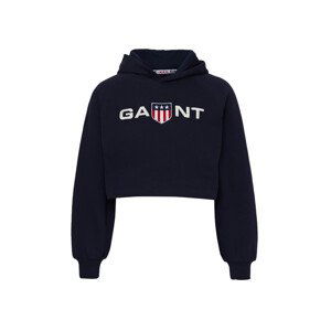 MIKINA GANT D1. RETRO SHIELD HOODIE modrá 158/164