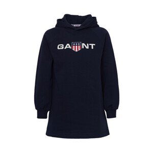 ŠATY GANT D1. RETRO SHIELD HOODIE DRESS modrá 146/152