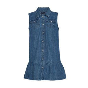 ŠATY GANT D1. GANT ROPE SCRIPT DENIM DRESS modrá 98/104