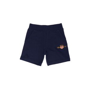 TEPLÁKOVÉ ŠORTKY GANT D1. ARCHIVE SHIELD SWEAT SHORTS modrá 122/128