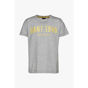 TRIČKO GANT D2. GANT 1949 SS T-SHIRT šedá 134/140