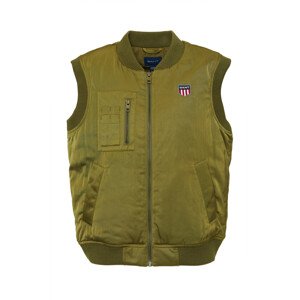 VESTA GANT D1. RETRO SHIELD VEST zelená 170