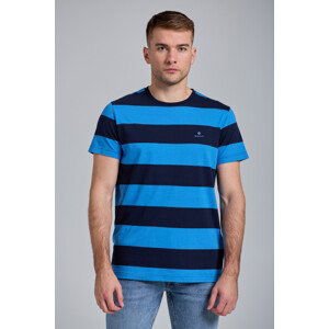 TRIČKO GANT BARSTRIPE SS T-SHIRT modrá XS