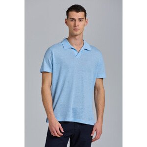 POLOKOŠILE GANT D2. LINEN SS RUGGER modrá 4XL