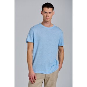 TRIČKO GANT D2. LINEN SS T-SHIRT modrá XL