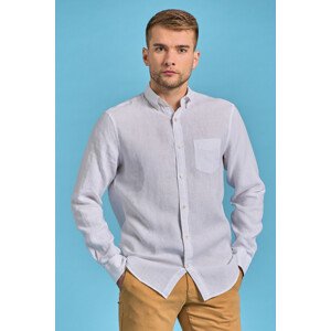 KOŠILE GANT D2.REG LINEN SHIRT BD bílá XXXL