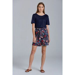 ŠORTKY GANT D2. WILD FLORAL BELT SHORTS modrá 34