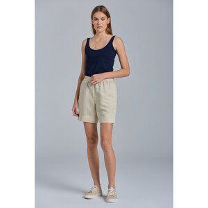 ŠORTKY GANT D2. LINEN VISCOSE PULL-ON SHORTS bílá 42