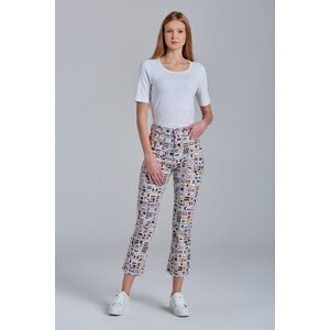 DŽÍNY GANT D1. FLAG CROPPED FLARE JEANS bílá 25