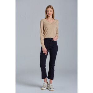 DŽÍNY GANT D1. CROPPED FLARE COLOR JEANS modrá 27