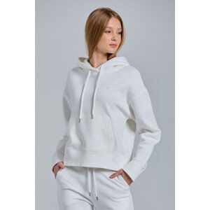 MIKINA GANT D1. ICON G ESSENTIAL HOODIE bílá S