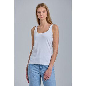 TOP GANT D1. 1X1 RIB TANK TOP bílá L