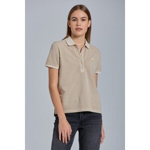 POLOKOŠILE GANT D2. SUNFADED SS POLO PIQUE bílá XS