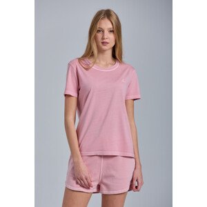 TRIČKO GANT D2. SUNFADED C-NECK SS T-SHIRT růžová L