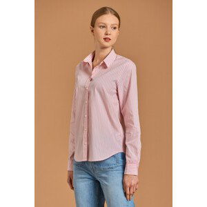 KOŠILE GANT REG BROADCLOTH STRIPED SHIRT růžová 34