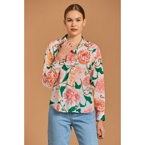 KOŠILE GANT D2. REG DAHLIA PRINT SHIRT bílá 36