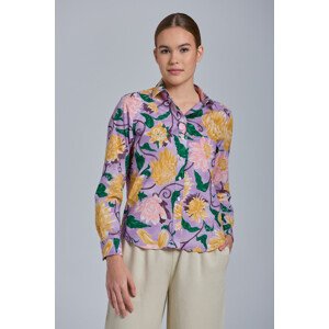 KOŠILE GANT D2. REG DAHLIA PRINT SHIRT fialová 32