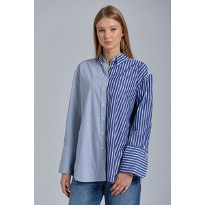 KOŠILE GANT D1. REL WIDE CUFF MIX STRIPE SHIRT modrá 38