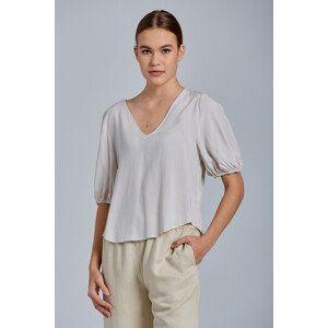 TOP GANT D2. PUFF SLEEVE SS TOP bílá 36