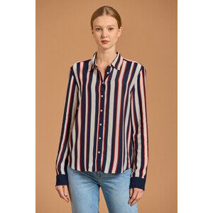 KOŠILE GANT D1. REG MULTI STRIPE SHIRT modrá 36