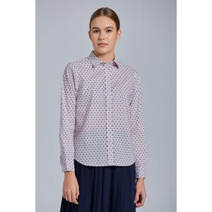 KOŠILE GANT D1. REG GEOMETRIC SHIRT bílá 34