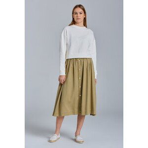 SUKNĚ GANT D1. PP LYOCELL SKIRT zelená 36