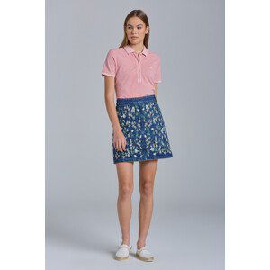 SUKNĚ GANT D2. EMBROIDERED SHORT DENIM SKIRT modrá 36