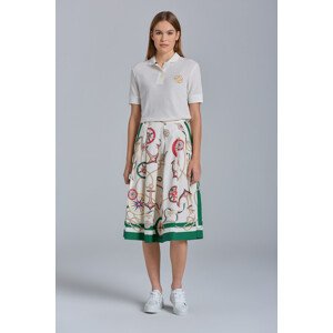 SUKNĚ GANT D1. SAILING PRINT PLEATED SKIRT bílá 32