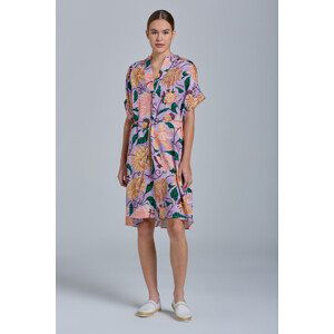 ŠATY GANT D2. DAHLIA PRINT DRESS fialová 32