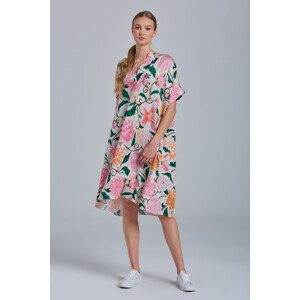 ŠATY GANT D2. DAHLIA PRINT DRESS bílá 34