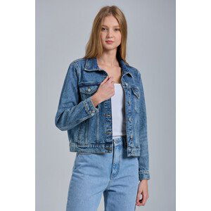 BUNDA GANT D1. DENIM TRUCKER JACKET modrá XS