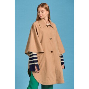 KABÁT GANT D1. REMOVABLE LINER COTTON CAPE hnědá S