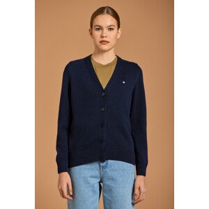 SVETR GANT D1. ICON G COTTON CARDIGAN modrá XS