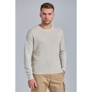 SVETR GANT D2. COTTON LINEN C-NECK bílá L