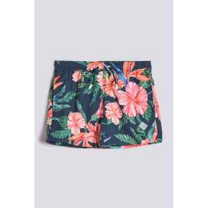 PLAVKY GANT TROPICAL PRINT BOYS SWIM SHORTS modrá 122/128