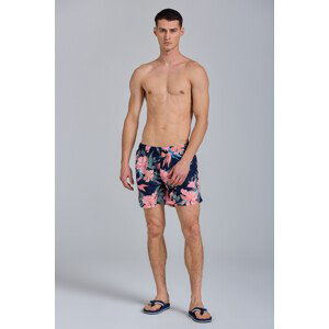 PLAVKY GANT CF TROPICAL PRINT SWIM SHORTS modrá S