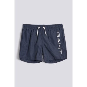 PLAVKY GANT LOGO LIGHTWEIGHT BOY'S SWIM SHORTS modrá 134/140