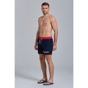 PLAVKY GANT CF GANT RETRO SHIELD SWIM SHORTS modrá S