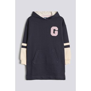 ŠATY GANT D2. COLLEGIATE SWEAT DRESS modrá 134/140