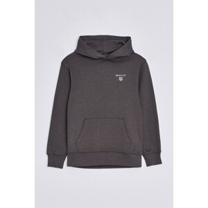 MIKINA GANT D2. CONTRAST SHIELD HOODIE černá 122/128