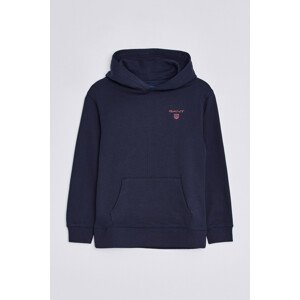 MIKINA GANT D2. CONTRAST SHIELD HOODIE modrá 176