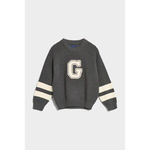 SVETR GANT D2. COLLEGIATE C-NECK KNIT černá 170