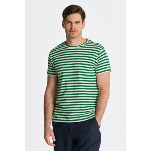 TRIČKO GANT D.1 STRIPED SS T-SHIRT zelená M