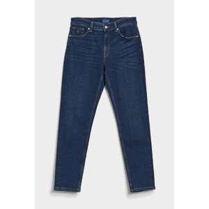 DŽÍNY GANT D1. FARLA CROPPED JEANS modrá 29