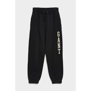 TEPLÁKY GANT D2. RETRO SHIELD SWEAT PANTS černá M