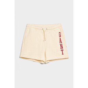 TEPLÁKOVÉ ŠORTKY GANT D2. RETRO FLAG LOGO SHORTS bílá XS