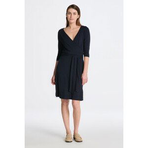 ŠATY GANT D1. JERSY WRAP DRESS modrá XL