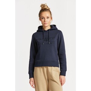 MIKINA GANT TONAL ARCHIVE SHIELD HOODIE modrá S