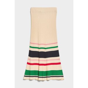 SUKNĚ GANT D1. STRIPED RIB KNIT SKIRT bílá M/L