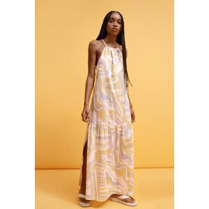 ŠATY GANT D1. LF. PRINTED STRAP MAXI DRESS růžová 36